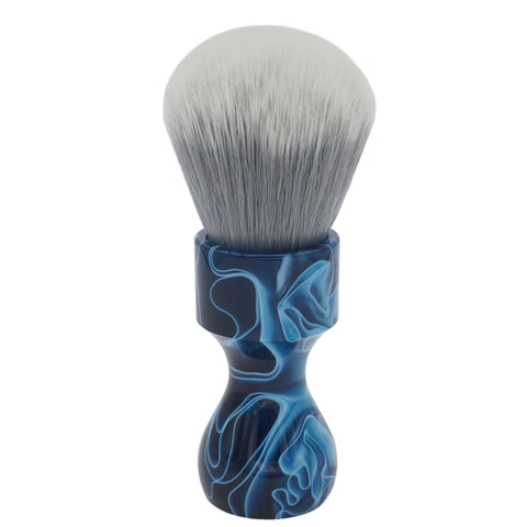 AP Shave Co. 28mm Silksmoke Synthetic Shaving Brush - Blue