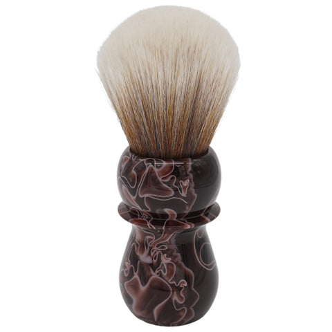 AP Shave Co. 30mm Synbad Bulb Synthetic Shaving Brush - Brown