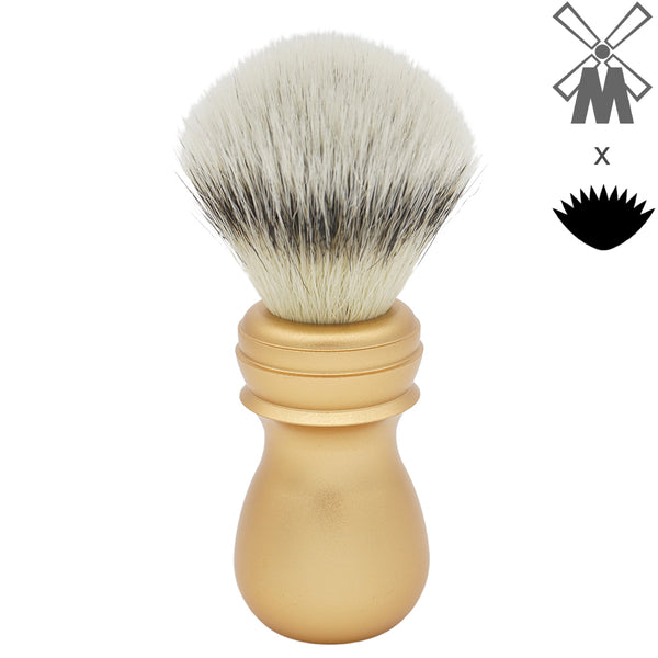 23mm Mühle STF Large x AP Shave Co. Alumihandle - Gold Matte - Layered