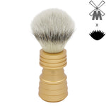 23mm Mühle STF Large x AP Shave Co. Alumihandle - Gold Matte - Rocket | Shaving Brush | AP Shave Co.