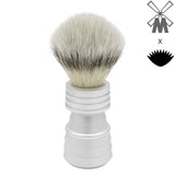 23mm Mühle STF Large x AP Shave Co. Alumihandle - Raw Matte - Rocket | Shaving Brush | AP Shave Co.