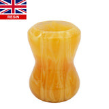 Amber Handcrafted Shaving Brush Handle (fits 24mm, 26mm knots)