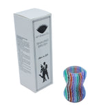 Blue Hue Stripe Handcrafted Shaving Brush Handle (fits 24mm, 22mm knots) | Handcrafted Brush Handle | AP Shave Co.