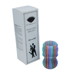 Blue Hue Stripe Handcrafted Shaving Brush Handle (fits 24mm, 26mm knots) | Handcrafted Brush Handle | AP Shave Co.
