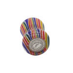 Candy Stripe Handcrafted Shaving Brush Handle (fits 24mm, 26mm knots) | Handcrafted Brush Handle | AP Shave Co.