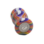 Candy Stripe Handcrafted Shaving Brush Handle (fits 24mm, 26mm knots) | Handcrafted Brush Handle | AP Shave Co.