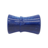 Deep Blue Snakeskin Handcrafted Shaving Brush Handle (fits 24mm, 26mm knots) | Handcrafted Brush Handle | AP Shave Co.