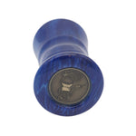 Deep Blue Snakeskin Handcrafted Shaving Brush Handle (fits 24mm, 26mm knots) | Handcrafted Brush Handle | AP Shave Co.