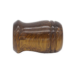 Burnt Gold Snakeskin Handcrafted Shaving Brush Handle (fits 24mm, 26mm knots) | Handcrafted Brush Handle | AP Shave Co.