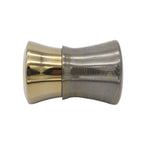 Gunsmoke & Gold Bronze Handcrafted Shaving Brush Handle (fits 26mm, 28mm knots) | Handcrafted Brush Handle | AP Shave Co.