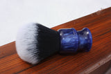 24mm Tuxedo w/ Blue Lagoon Handle | Shaving Brush | APShaveCo
