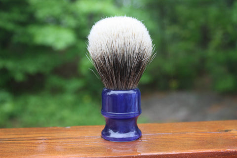 24MM APLuxury Bulb w/Blue Lagoon Handle | Shaving Brush | APShaveCo