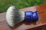 24MM APLuxury Fan w/Blue Lagoon Handle | Shaving Brush | APShaveCo