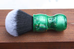 24mm Tuxedo w/ Elegant Emerald Handle Handle | Shaving Brush | APShaveCo