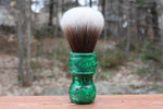 24MM SynBad w/ Elegant Emerald Handle | Shaving Brush | APShaveCo