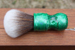 24MM SynBad w/ Elegant Emerald Handle | Shaving Brush | APShaveCo