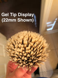 28mm Gelousy SHD Fan (A1) w/ Beehive Handle | Shaving Brush | AP Shave Co.