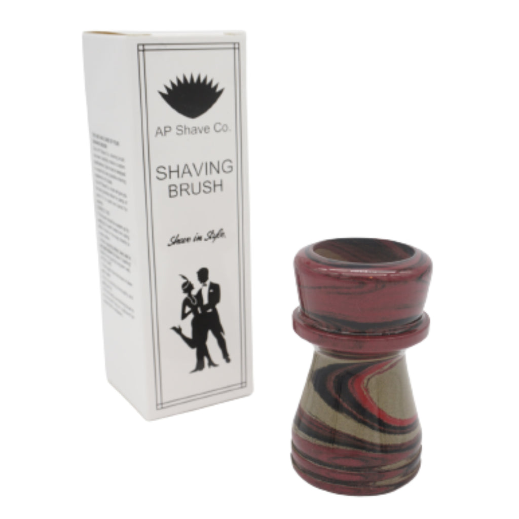 Mars Ebonite Handcrafted Shaving Brush Handle (fits 28mm, 30mm knots ...