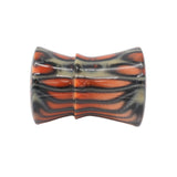 Orange Tigris Perla Handcrafted Shaving Brush Handle (fits 24mm, 26mm knots) | Handcrafted Brush Handle | AP Shave Co.
