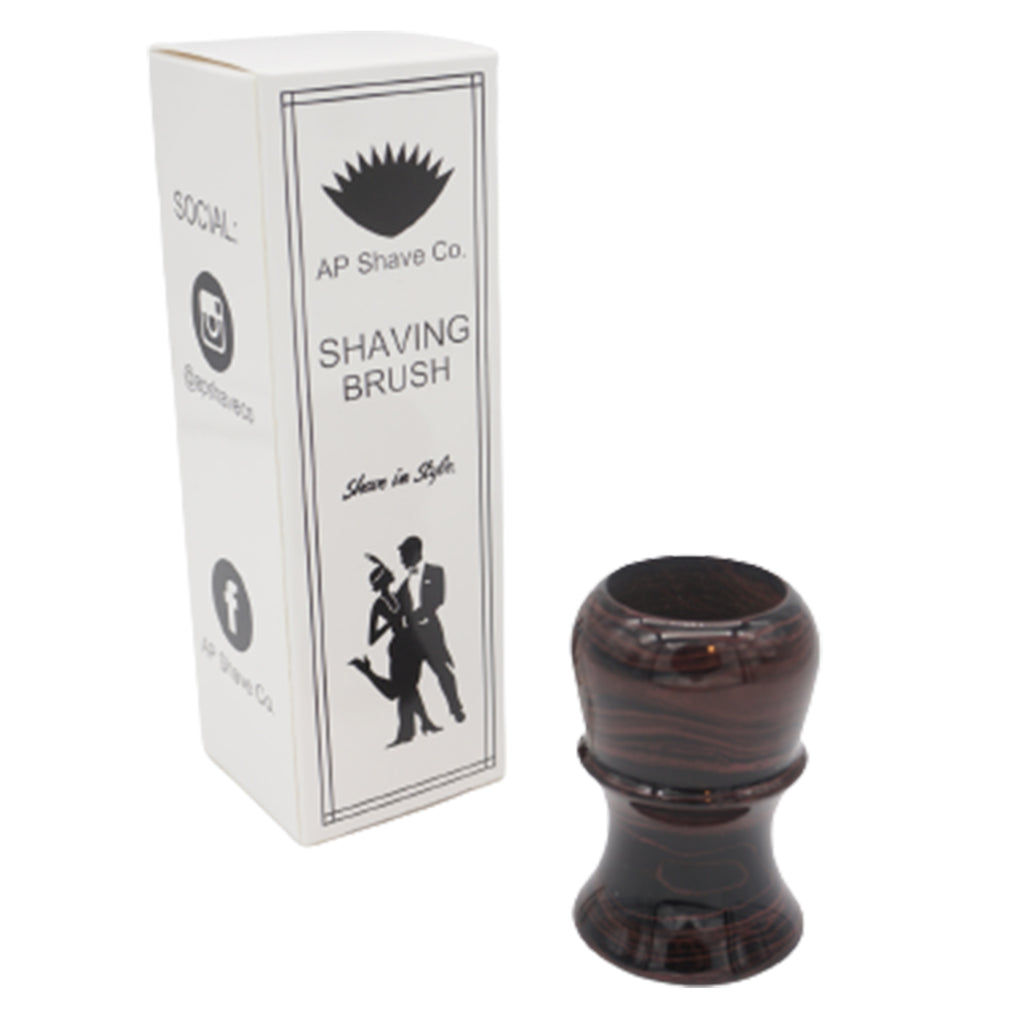 Raspberry Ebonite Handcrafted Shaving Brush Handle (fits 24mm, 26mm kn ...