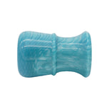 Blue Snakeskin Handcrafted Shaving Brush Handle (fits 24mm, 26mm knots) | Handcrafted Brush Handle | AP Shave Co.