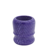 Purple Snakeskin Handcrafted Shaving Brush Handle (fits 24mm, 26mm knots) | Handcrafted Brush Handle | AP Shave Co.