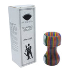Striped Handcrafted Shaving Brush Handle (fits 24mm, 26mm knots) | Handcrafted Brush Handle | AP Shave Co.