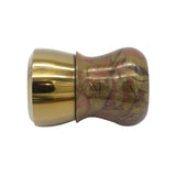 Tri-Bronze Handcrafted Shaving Brush Handle (fits 28mm, 30mm knots)